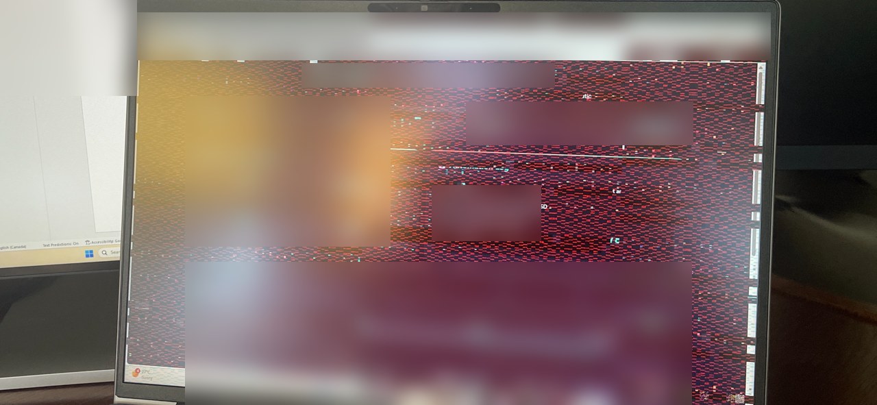 Defect photo emailed to HP Tech Support